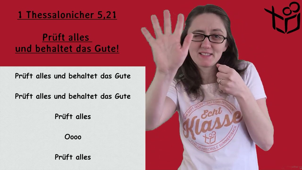 Prüft alles - Bewegungsvideo zur Jahreslosung (FCBG Grundschule Gummersbach)