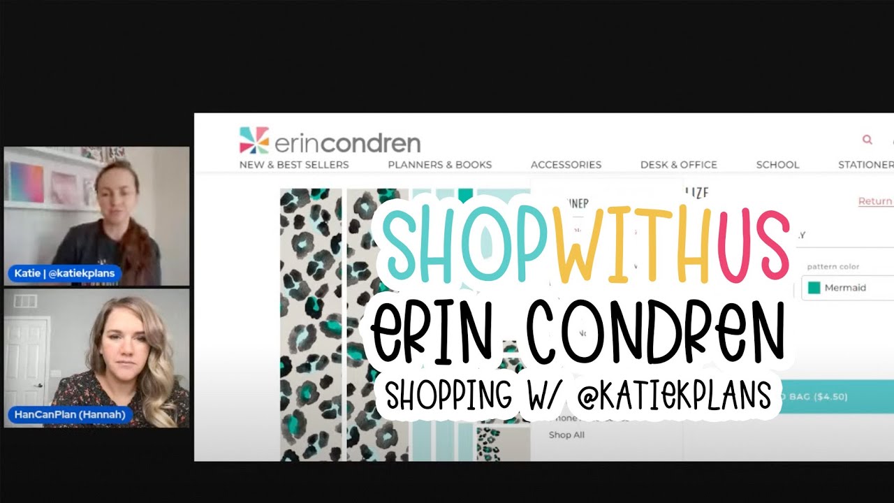Shop With Us / Erin Condren Launch Day
