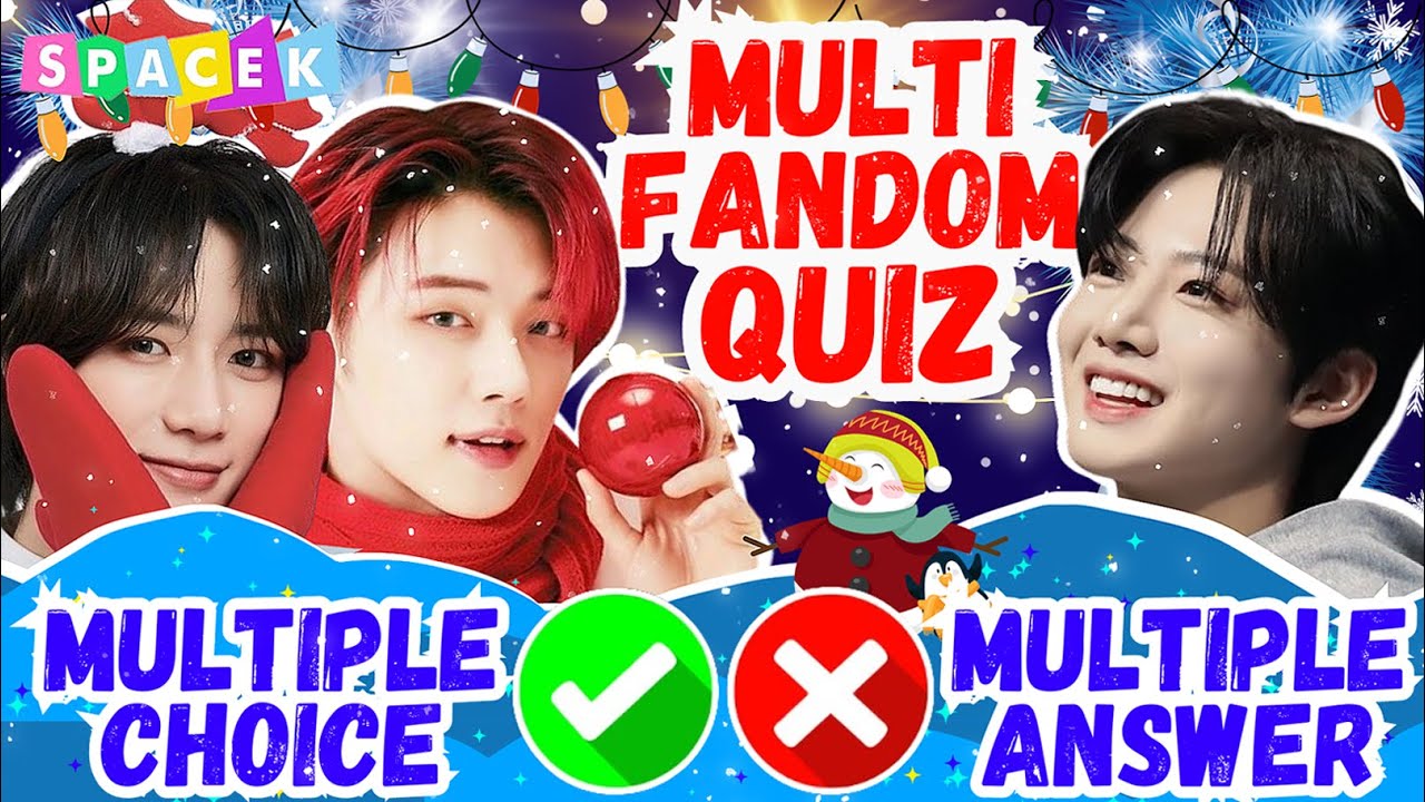 MULTIFANDOM KPOP QUIZ 2023 YEAR SUMMARY! MULTIPLE CHOICE 🎶 💖 SpaceK | K-POP QUIZ | K-POP GAME