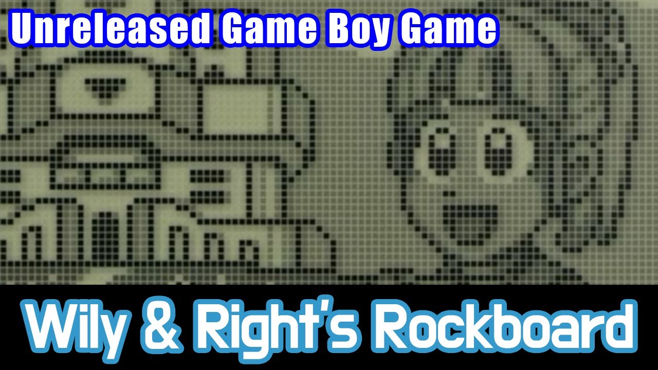 Wily & Right's Rock Board [Unreleased Game Boy Game]