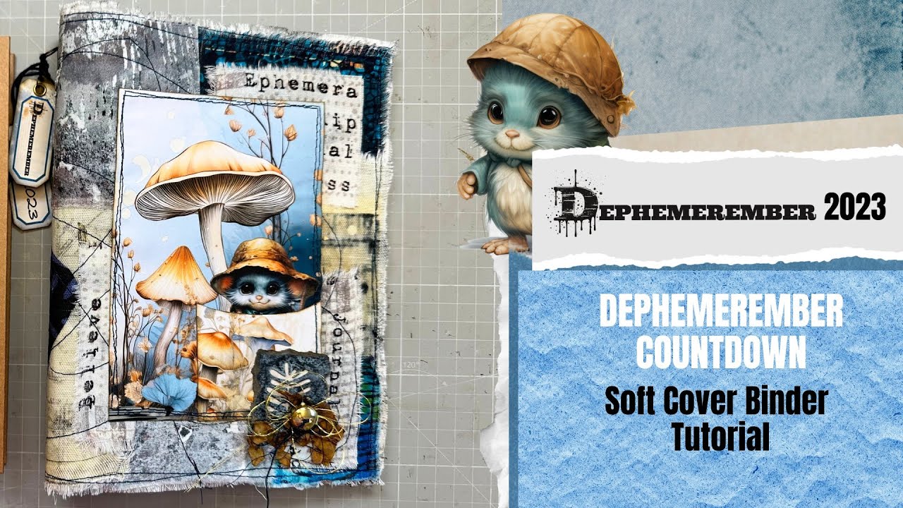 Soft Ring Binder Journal Cover Tutorial/#Dephemerember Countdown