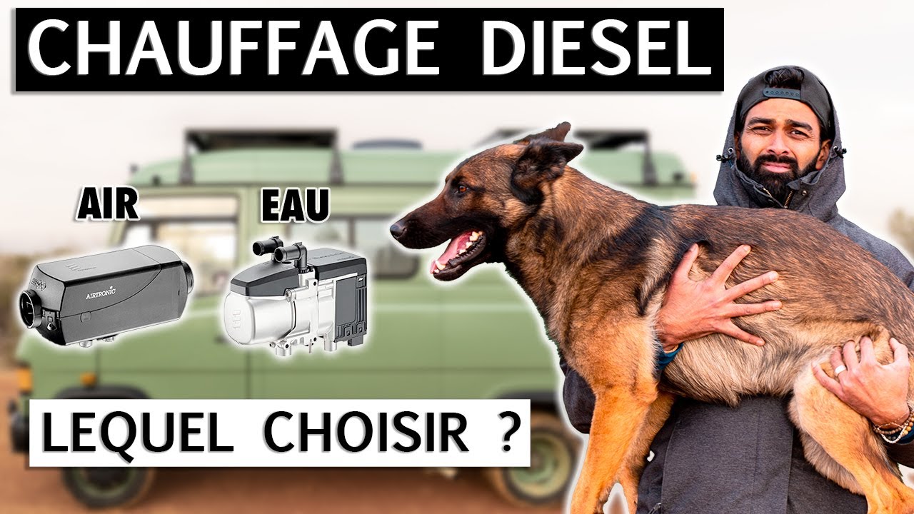 CHAUFFAGE au DIESEL dans mon FOURGON aménagé, AVEC CHAUFFE-EAU ! #van #amenage