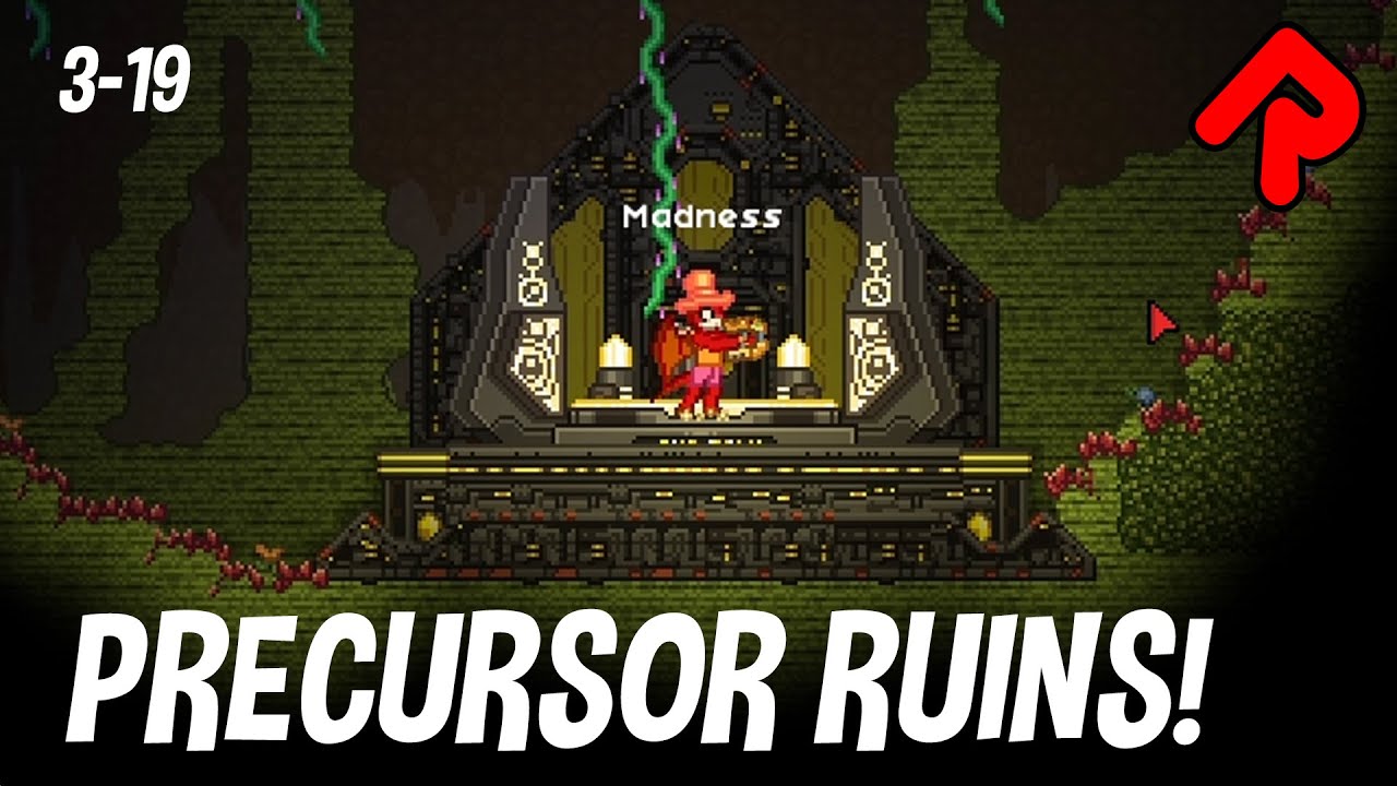 Precursor Ruins Mission Playthrough! | Starbound Frackin' Universe gameplay ep 3-19