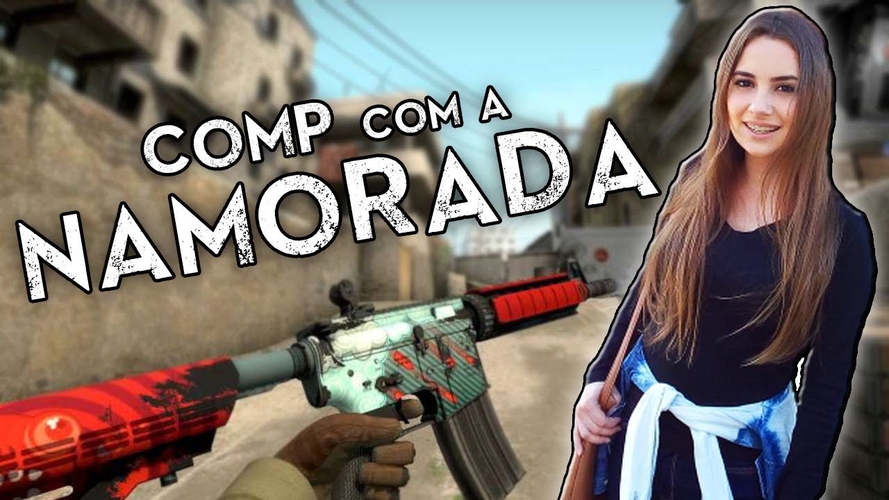 BOTEI MINHA NAMORADA PRA JOGAR COMP NO CS:GO E GANHEI QUASE MIL REAIS!