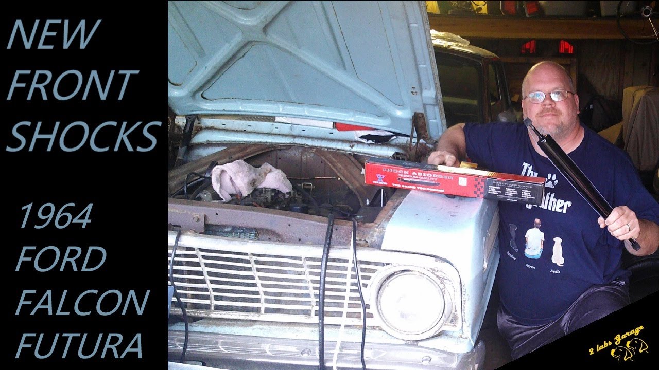 New front shocks on a 1964 Ford Falcon