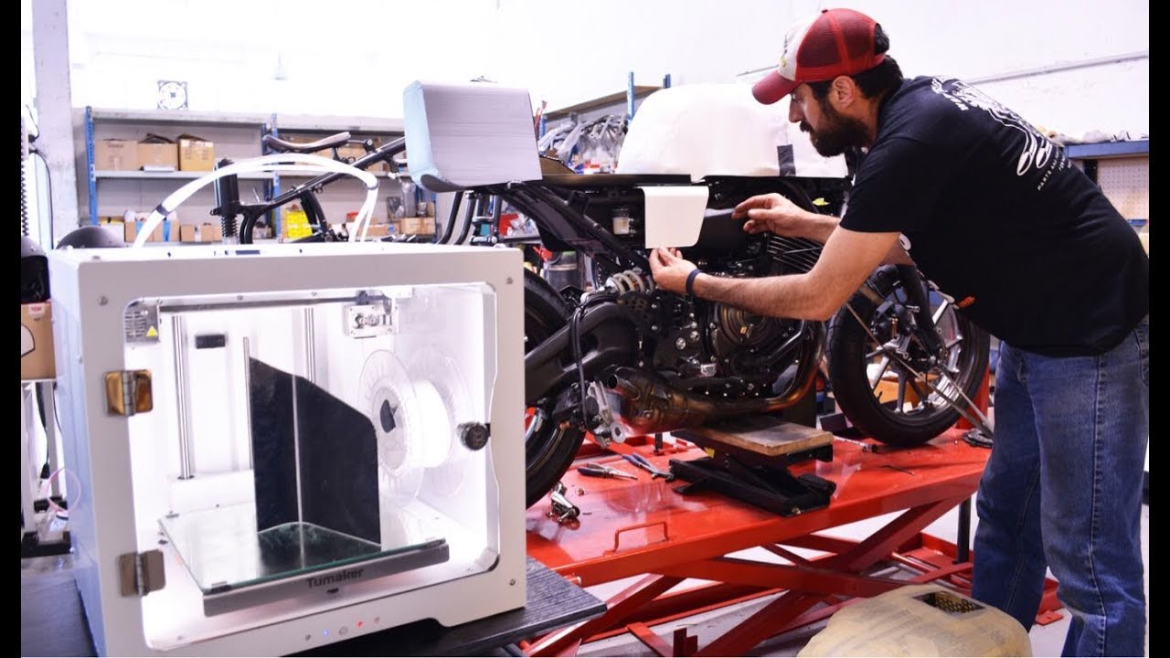 3D Printed Yamaha XSR 700 Yard Built  by Cafe Racer SSpirit