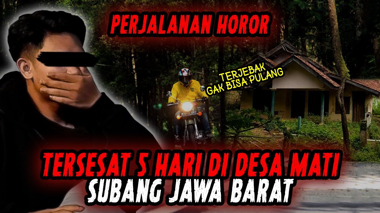 PERJALANAN PALING MENGERIKAN ❗ JAKARTA SUBANG 🔴 TERJEBAK DI DESA MATI