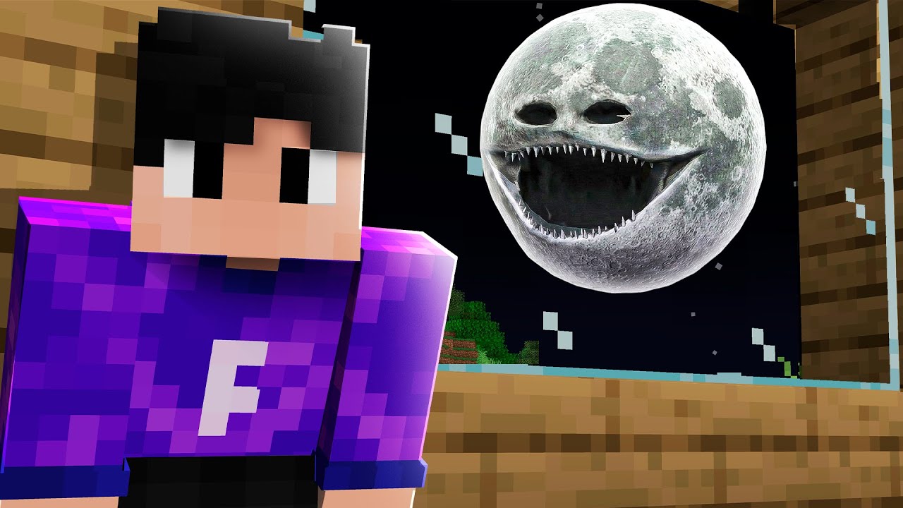 A LUA ACORDOU NO MINECRAFT!