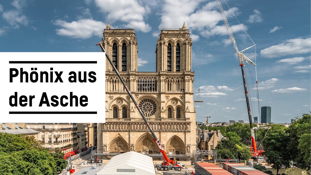 LTM-Krane helfen beim Wiederaufbau von Notre-Dame | Liebherr