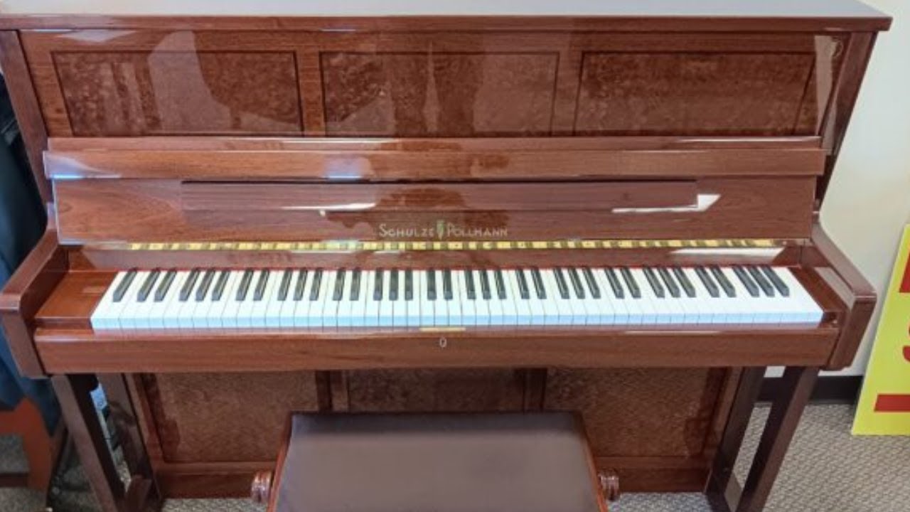 Schulze-Pollmann 46” Upright Piano