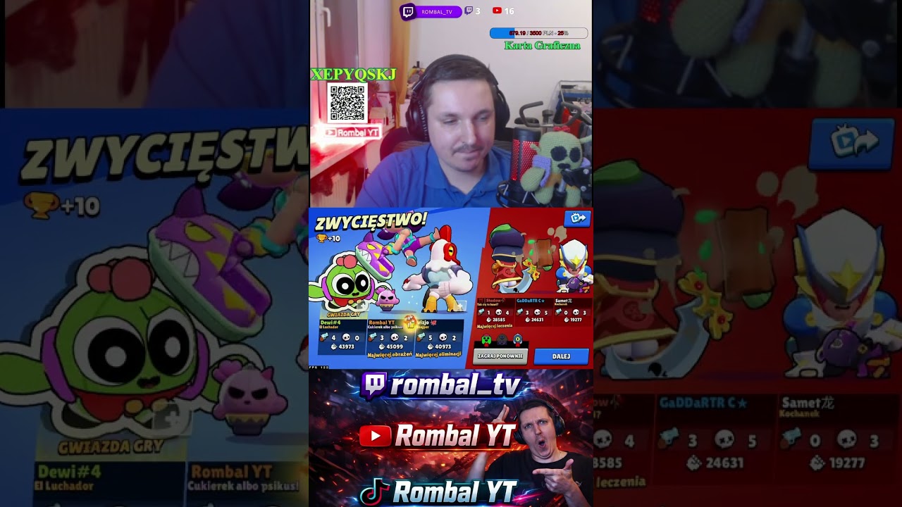 Presiż 2 Jacky w kakakasku #dc #bs #brawlstars #brawl #supercell  #mobile  #shorts  #live