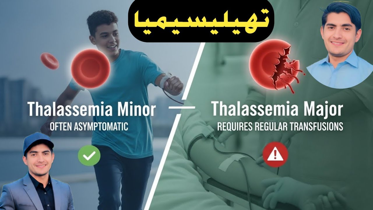 Thalassemia Major Minor in pashto explained by Zia Ullah Pashto Lectures تھیلیسیمیا میجر اور مائینر