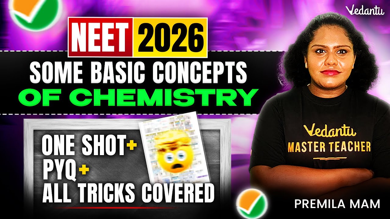 NEET 2026 | Some Basic Concepts of Chemistry | Premila Ma'am