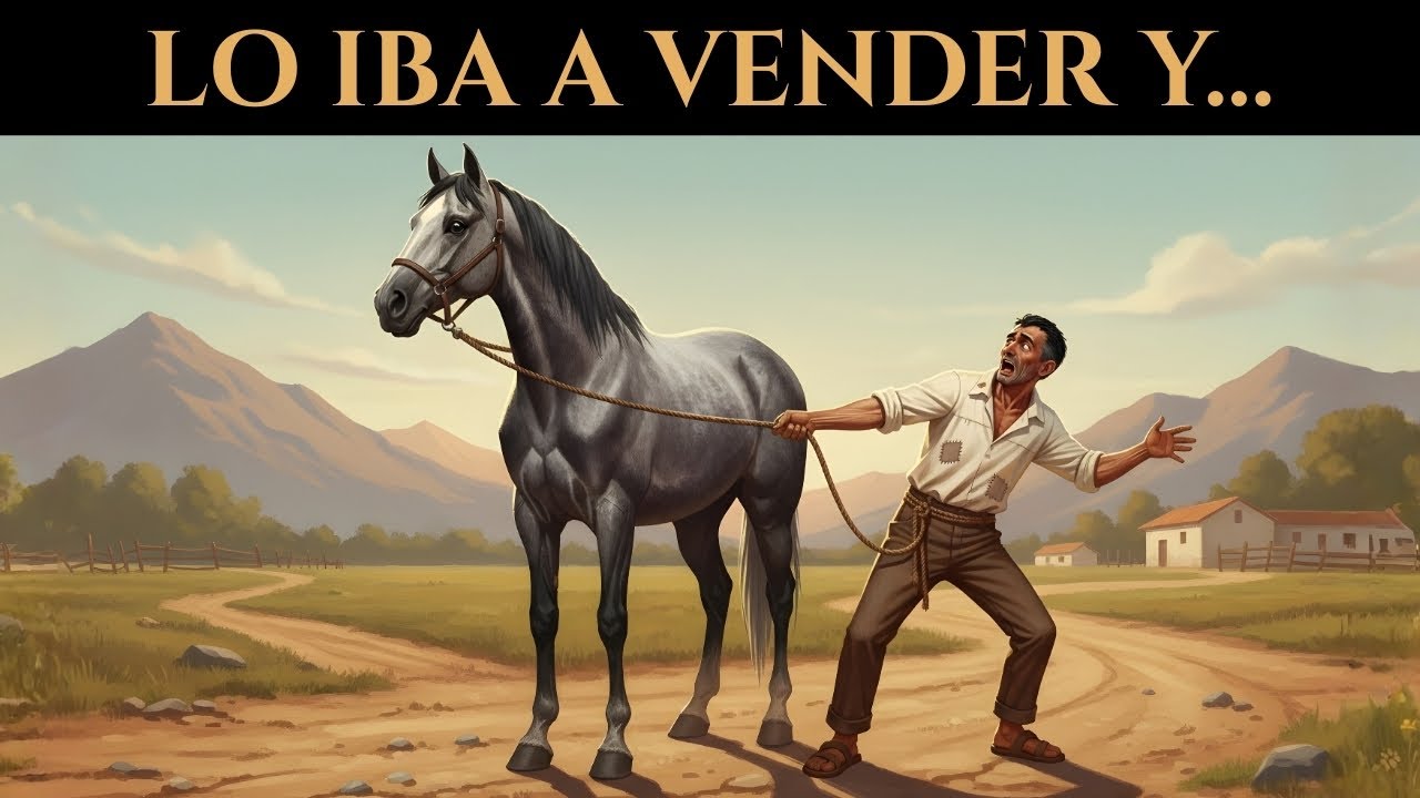 Iba a VENDER su viejo caballo para salvar a su hija. Pero el caballo lo llevó a un lugar secreto 😭