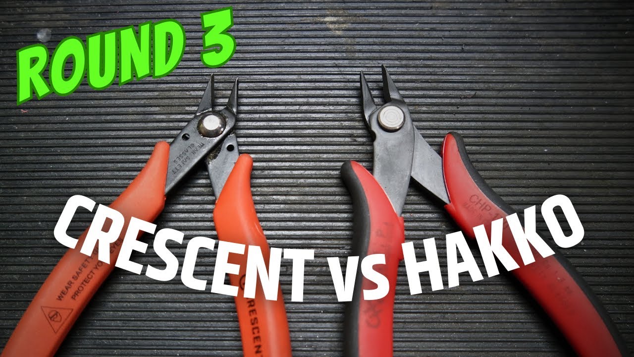 Flush-Cutter Face-Off! Round 3: Crescent VS Hakko - Epic Flush-Cut Pliers Battle Royale Tool Review