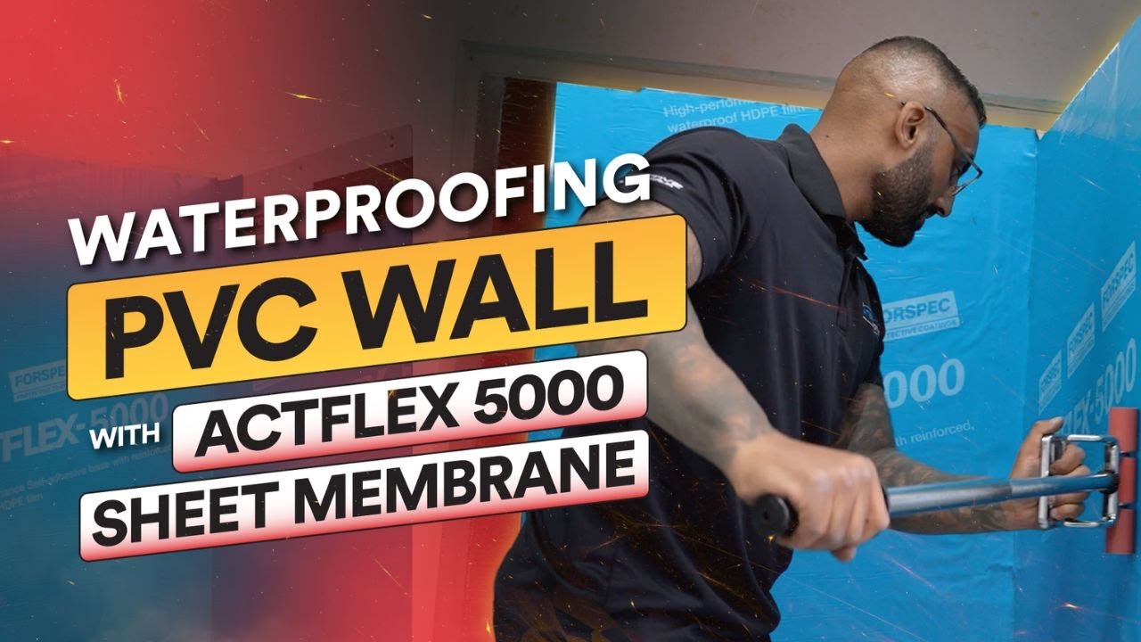 ACTFLEX 5000 – Step-by-Step Installation Tutorial (Self-Adhesive Sheet Membrane)