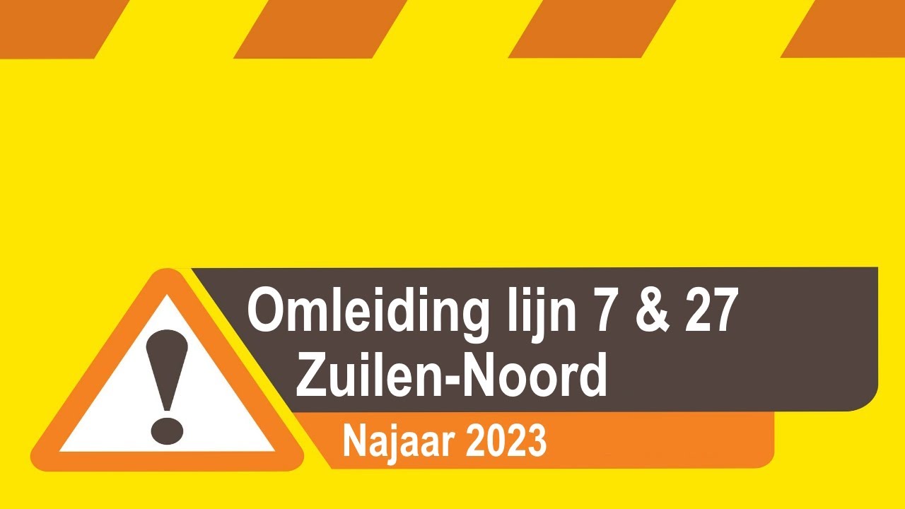 Omleiding | Lijn 7 & 27 | Zuilen-Noord