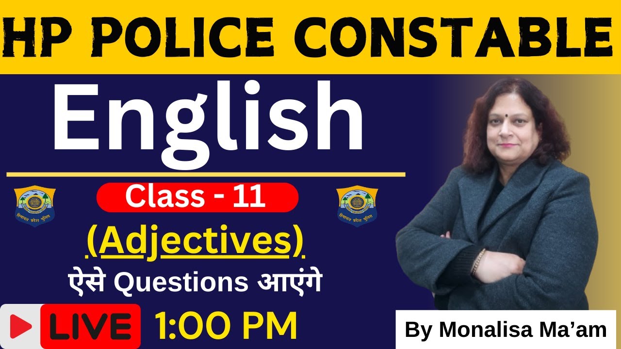 HP Police Constable 2024 | English (Class -11) | Practice Questions #hppolice #hppoliceconstable