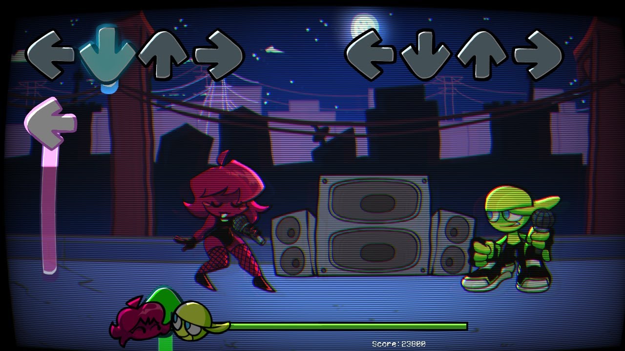 FNF MINUS : Fang but minus gf and beta sing it (fang cover + gameplay )