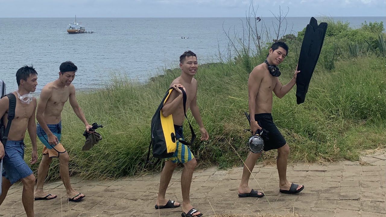 【小白趣潛水】澎湖杭灣海底郵筒📮 寄一張明信片給你自己
