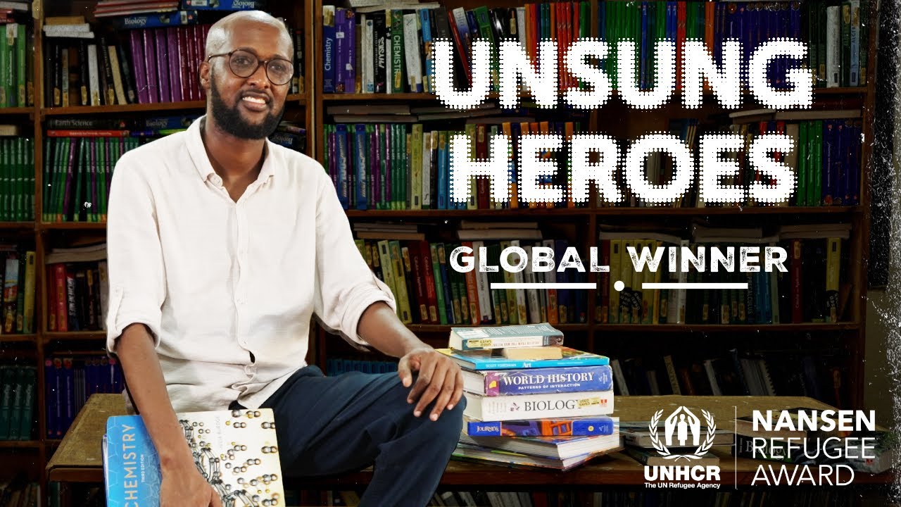 Abdullahi Mire is the 2023 UNHCR Nansen Refugee Award Global Laureate