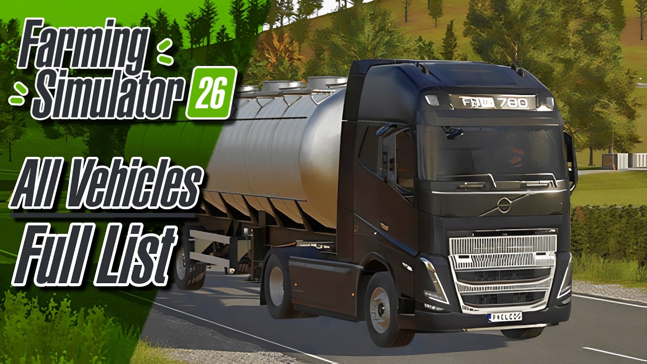 Полный список техники для FS26 (характеристики и описание) | Farming Simulator 26