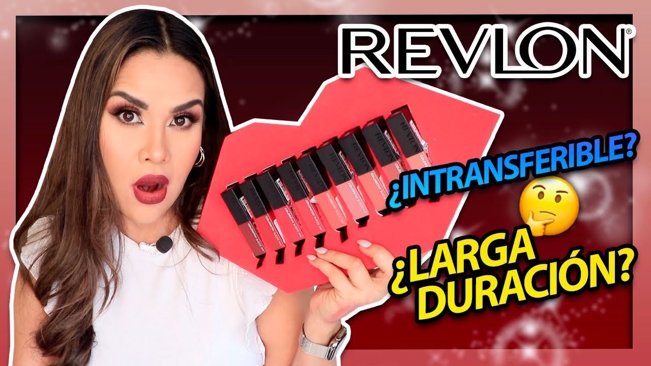 LABIALES REVLON COLORSTAY SUEDE INK realmente NO TRANSFIEREN ? y como terminaron al final del dia.
