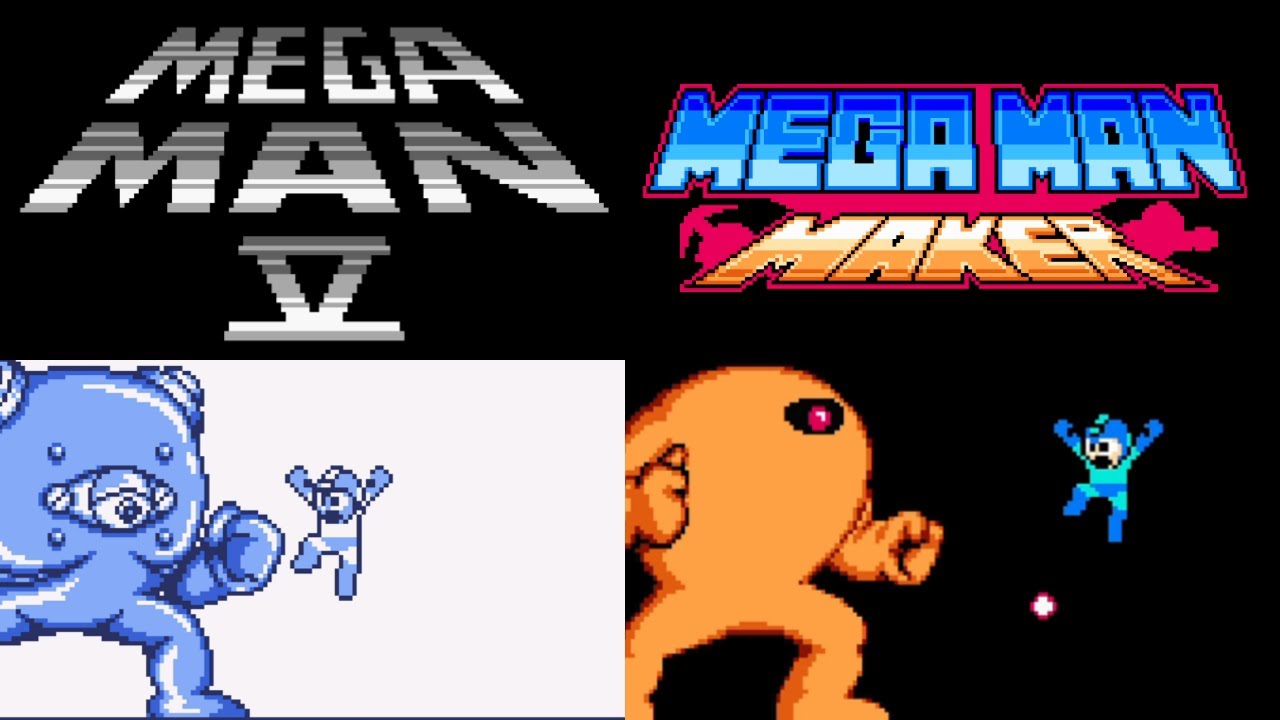 Dark Moon Stage: Original vs Mega Man Maker