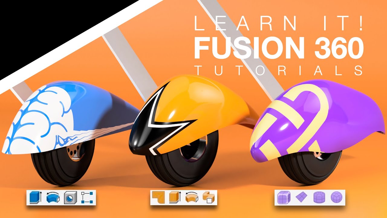 Autodesk Fusion 360 — Учебное пособие по моделированию твёрдых тел, поверхностей и форм — Обтекат...