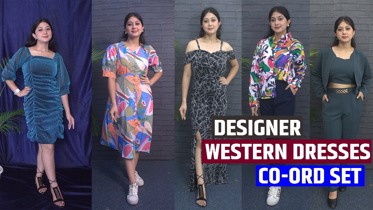 Trending Designer Western Dresses & Co-Ord Set Wholesaler In Kolkata