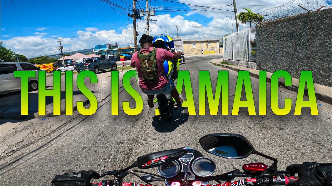 A Day On The Road in Jamaica With Paradise Biker | Jamaican Bike Life 🇯🇲