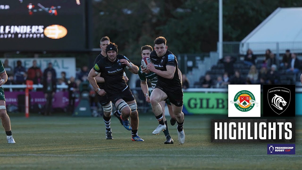 Highlights | Ealing Trailfinders v Leicester Tigers, Premiership Rugby Cup 23/24, Semi-Final