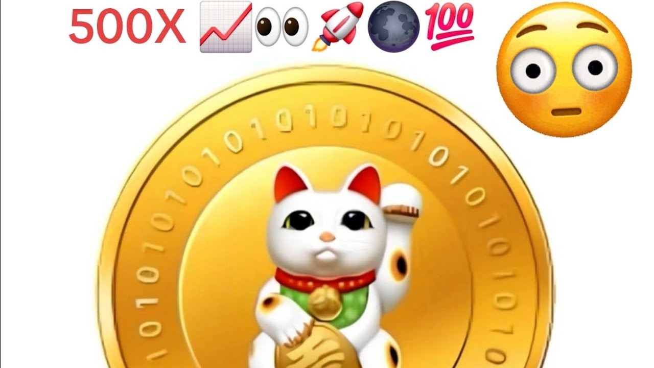 500x potential kitteh coin first cat coin on the Internet 👀📈🚀🌑💯🔥