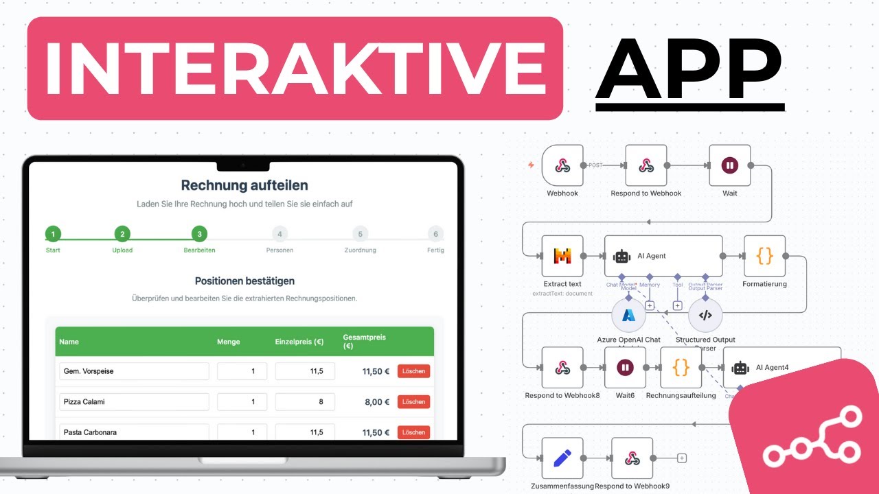 Steuere n8n-Workflows mit einer interaktiven Benutzeroberfl&auml;che