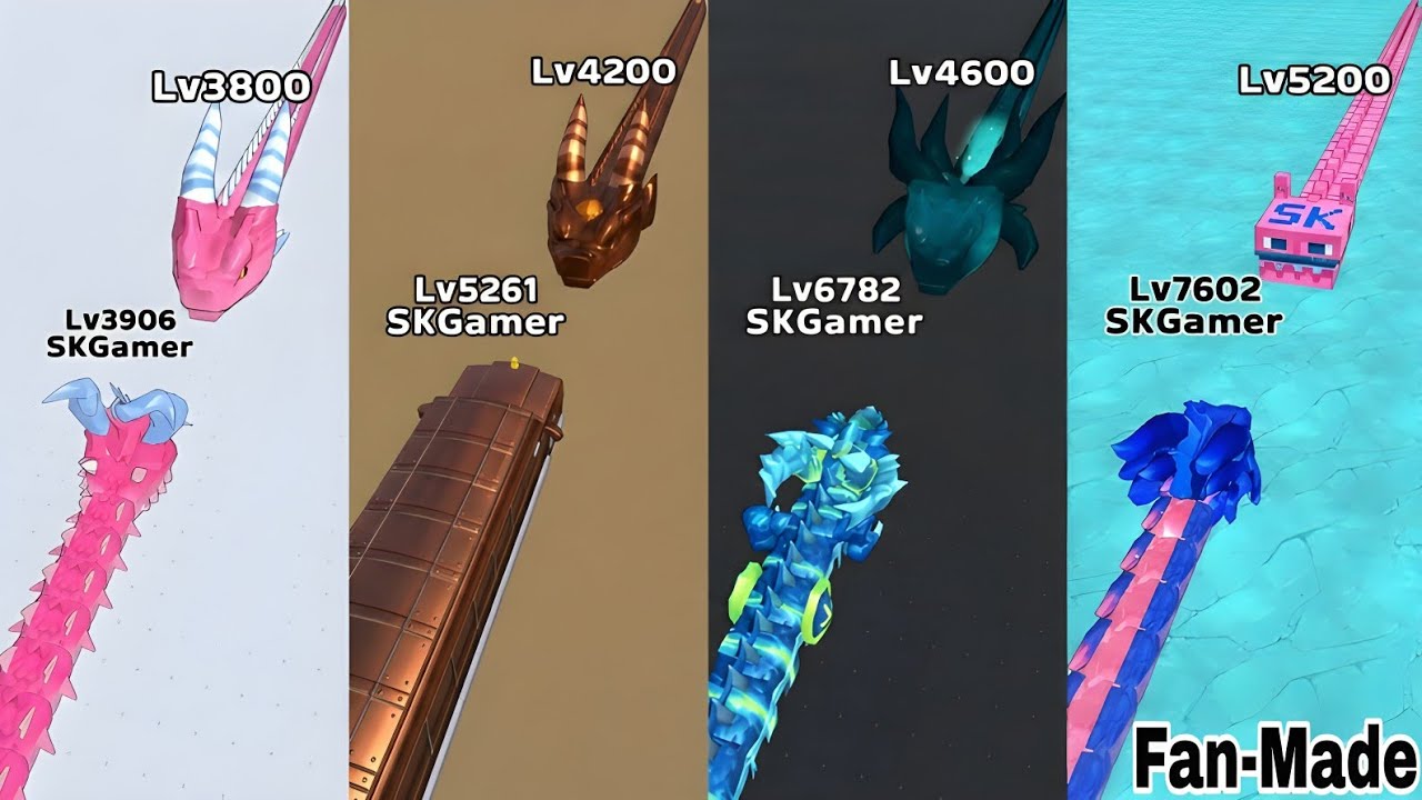 Snake Clash 🐍 Level 3800 ➝ 5200 | INSANE 999% Boss Battles & Epic Snake Fights! #35