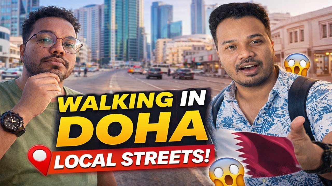 Walking Through Doha Local Streets 🇶🇦 | A Teacher’s Everyday Life