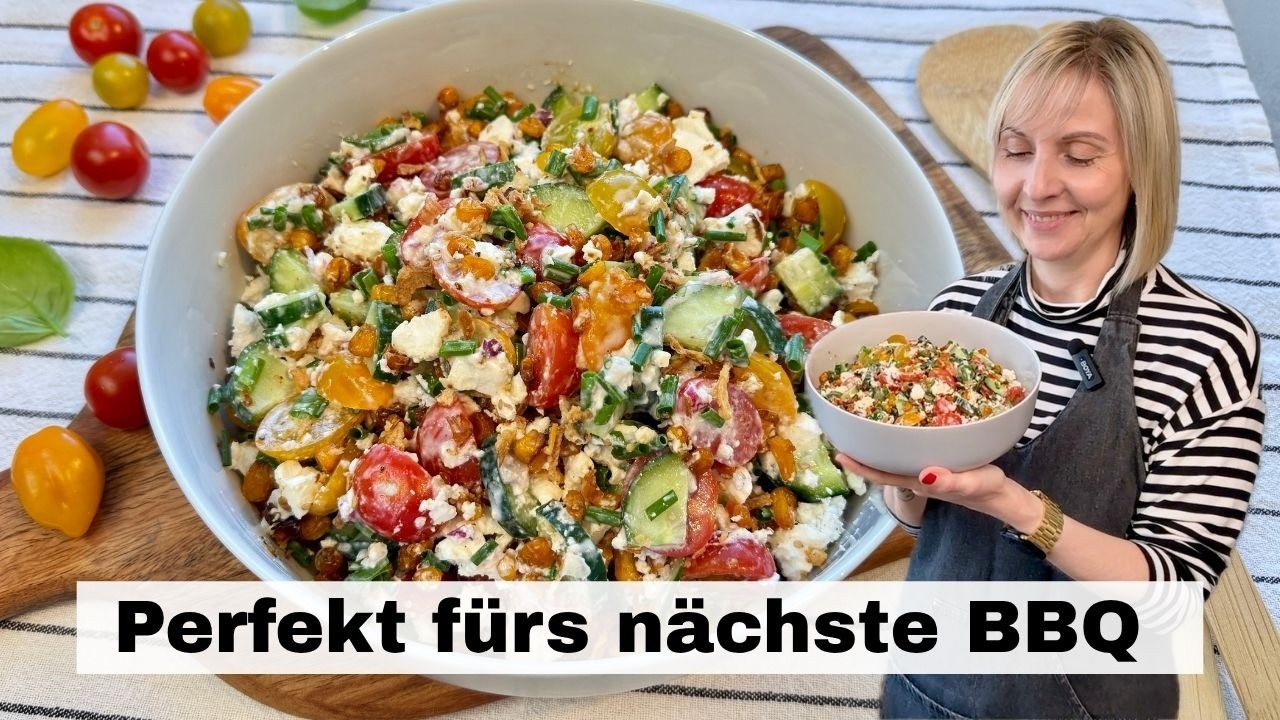 Dieser KNUSPRIGE Mais-Salat ver&auml;ndert alles  🌽 - Perfekt zum Grillen - Thermomix&reg; TM5/TM6/TM7