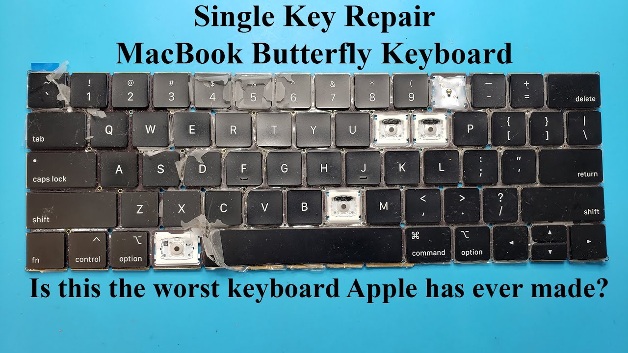 Ремонт клавиатуры MacBook Butterfly, одна клавиша