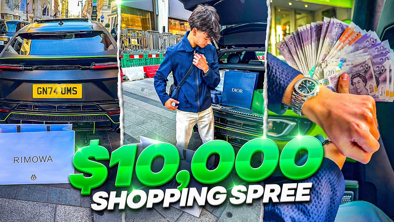$10,000 Shopping Spree in London | Day In The Life