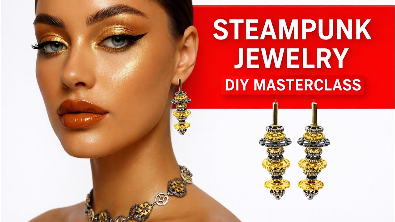 Steampunk Jewelry DIY Masterclass | Complete Step-by-Step Tutorial from Scratch