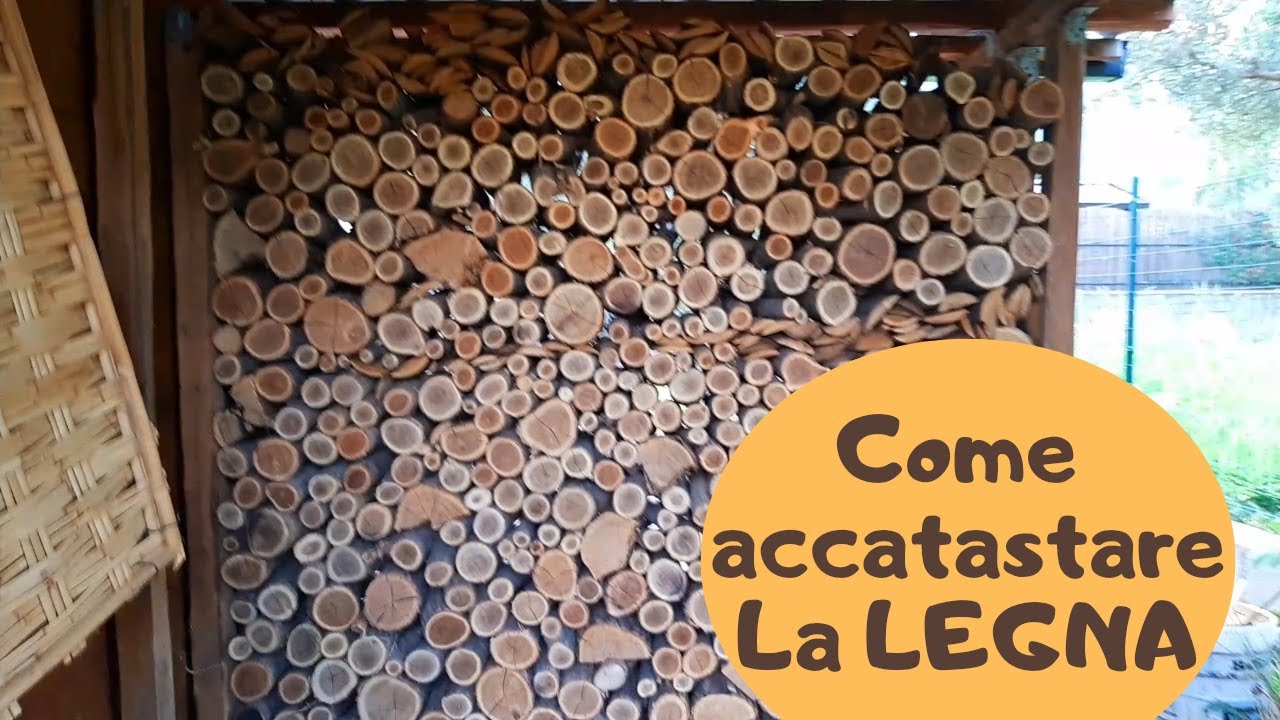 Come accatastare la Legna