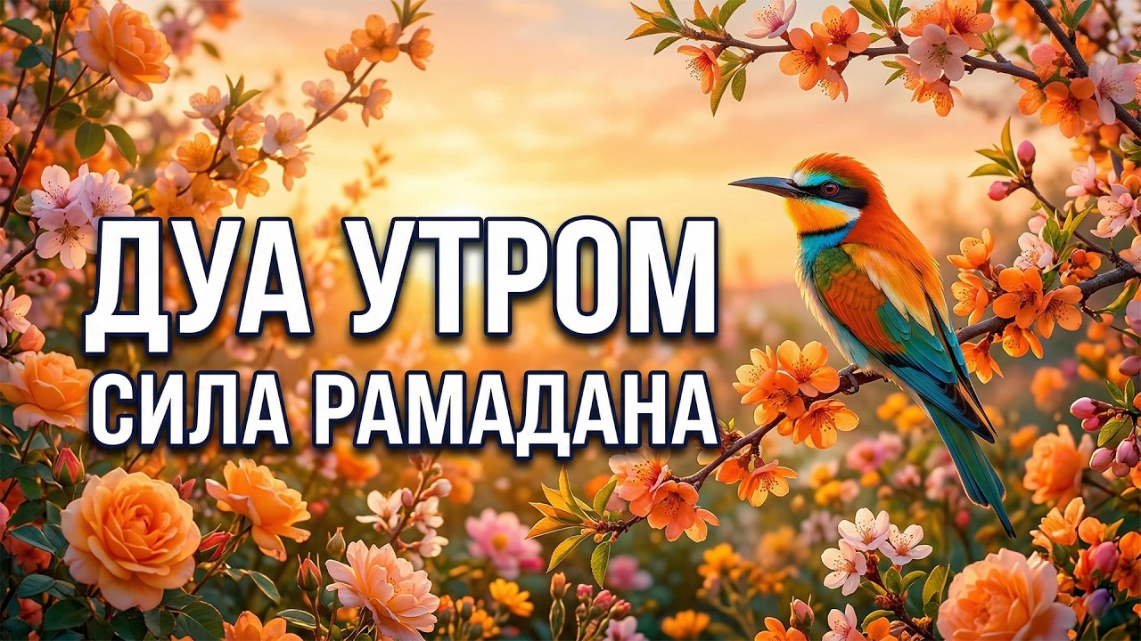 🌅 ДУА НА РАССВЕТЕ СИЛА РАМАДАНА 🌿