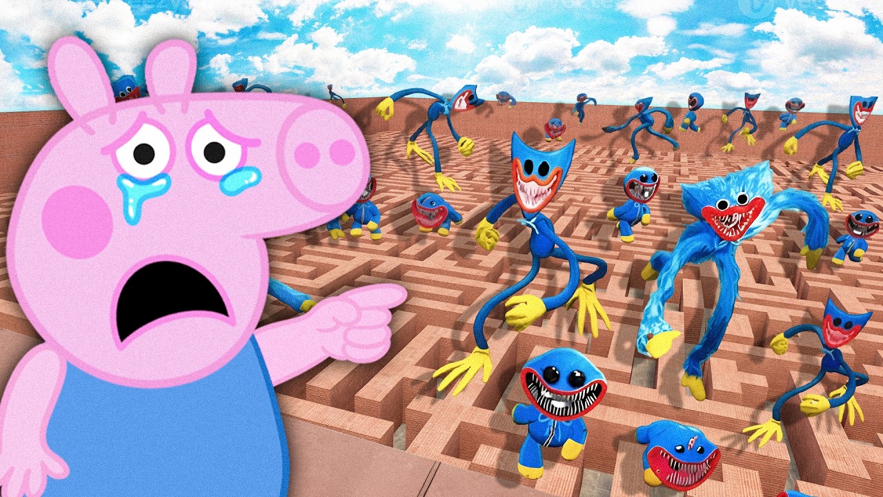 ¿Podrá HUGGY WUGGY ENCONTRARME en un LABERINTO INFINITO? - Garry's Mod