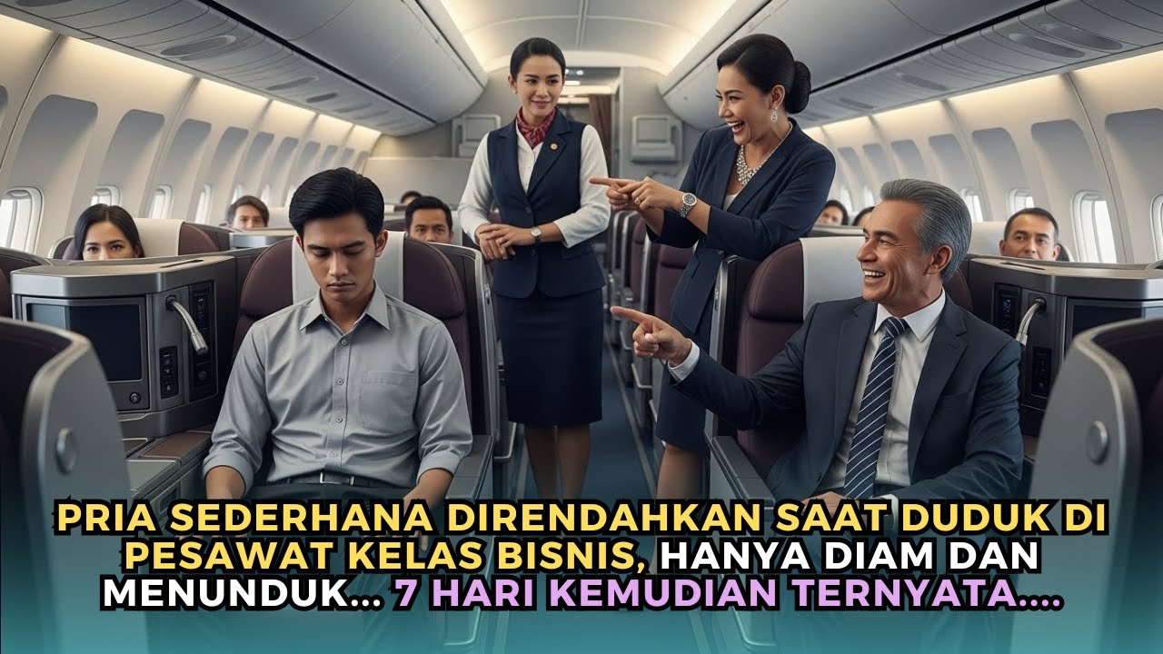 Pria Ini Dihina di Kelas Bisnis Pesawat, 7 Hari Kemudian Semua Menyesal