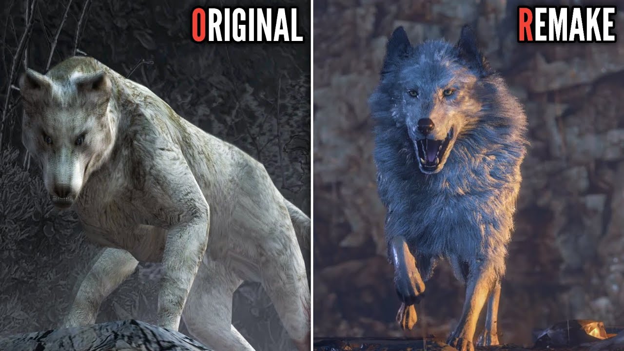 ALL EXPERIMENTS WITH THE DOG (WOLF) in Both Resident Evil 4 Games (2005-2023)
