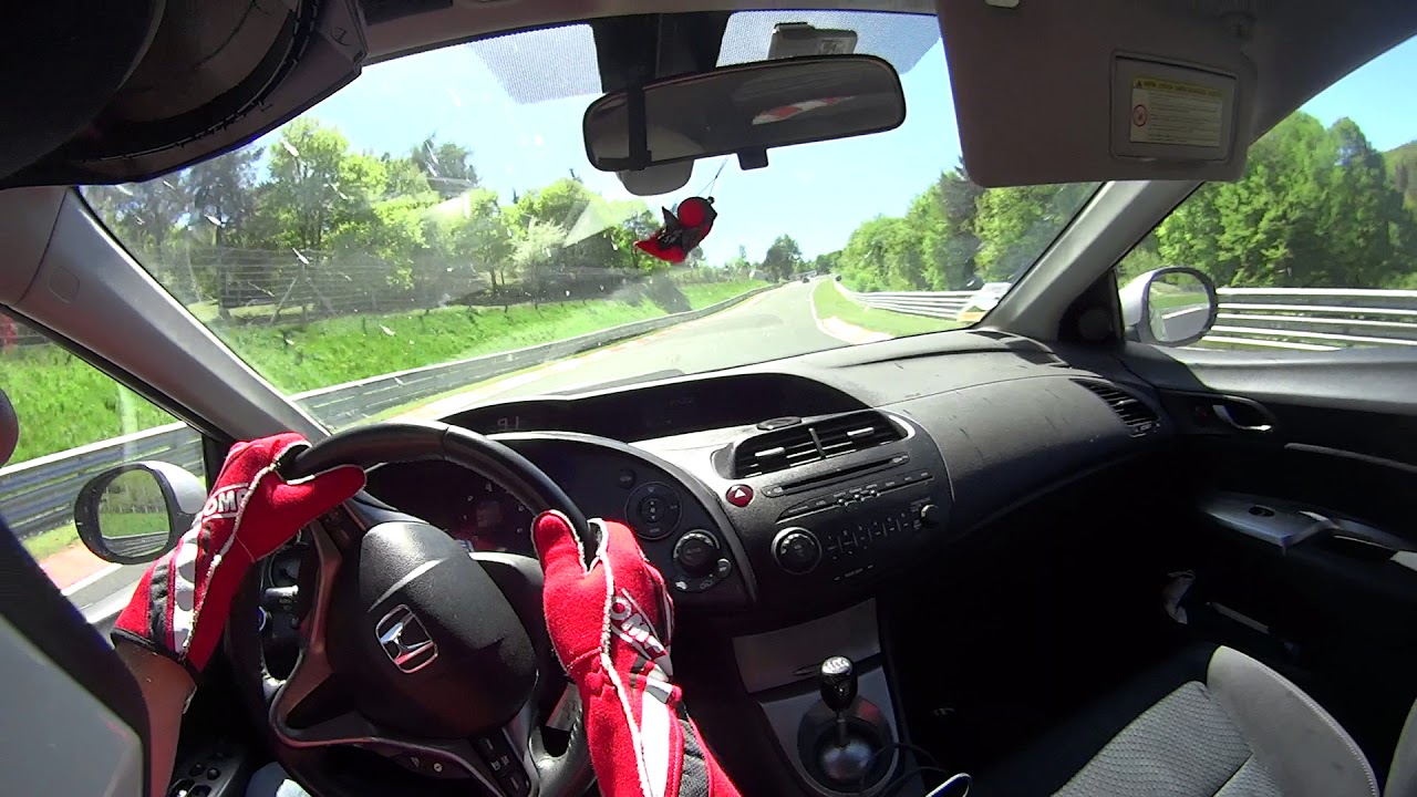 N&uuml;rburgring nordschleife Civic iCTDI  06.05.2018 : 9'16