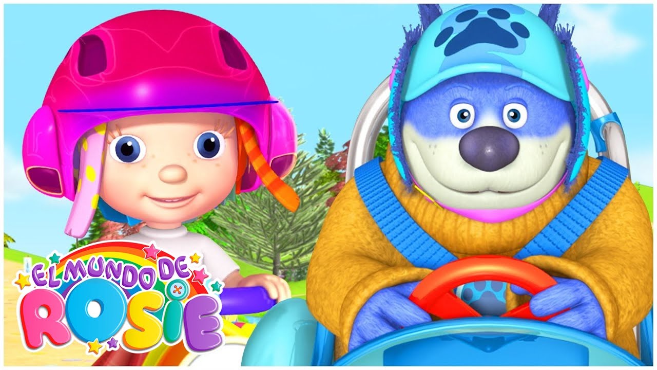 El Mundo de Rosie | VAMOS A CARRERA, GRAN PREMIO DE JARDÍN!| Dibujos animados para niños en español