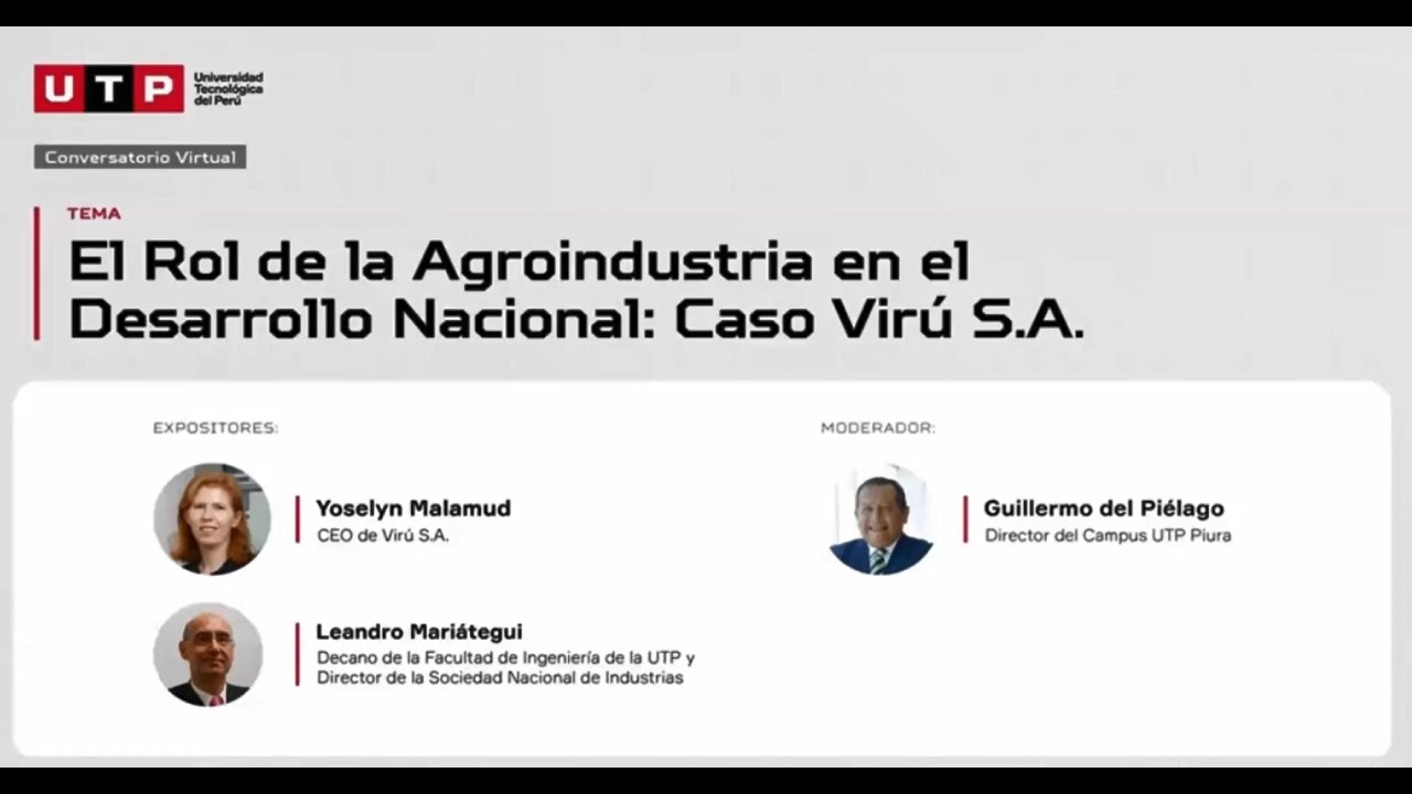 El Rol de la Agroindustria en el Desarrollo Nacional: Caso Virú S.A.