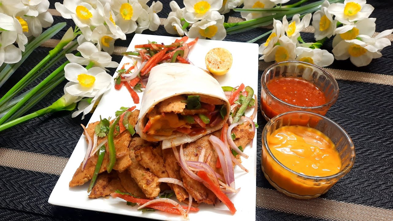 Spicy Doner kabab wraps# mouth watering recipe😋