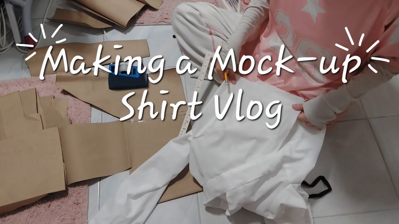 Making a Mock-up Shirt Vlog